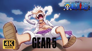 Gear 5 Luffy vs Kaido Toon Force Style | One Piece Episode 1071 [4K 60FPS]