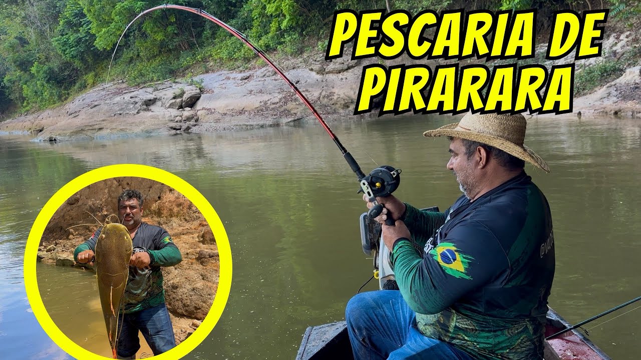 PESCARIA DE PIRARARA COM DIREITO A CALDEIRADA RAIZ NA BEIRA DO RIO