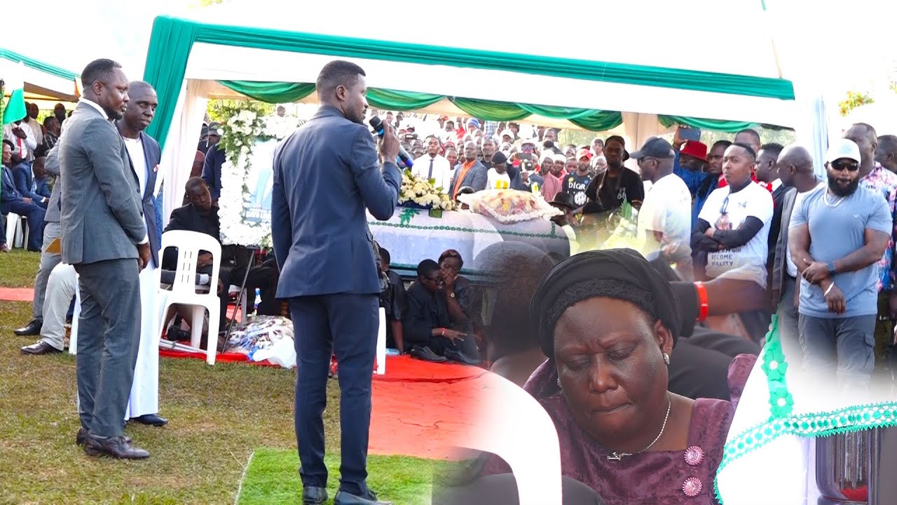 Speech ya bobi ekabiza abantu amaziga mu kuzika kato lubwama