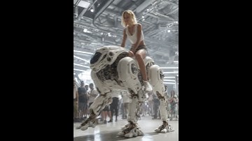 2025 Robot Expo Quadruped Robot Driving Test. Version-1 #robot #humanoid #robotics #quadrupedrobot