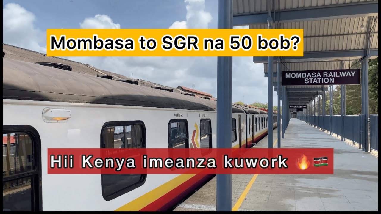 Inside the New Mombasa Commuter Railway | You won't believe this is Mombasa! #MombasaTrain