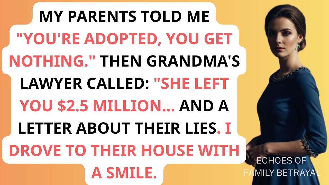 My Parents Said I'd Inherit Nothing. Then Grandma's Lawyer Called With a $2.5M Surprise...