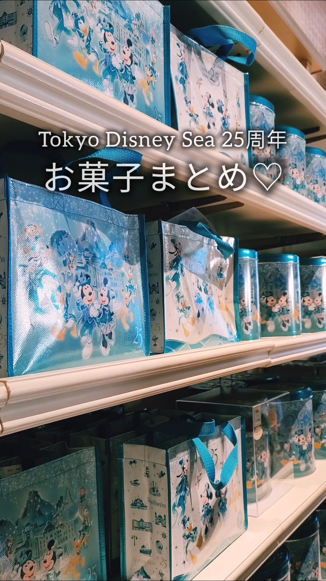 ディズニーシー25周年🩵お菓子まとめ お土産の参考に