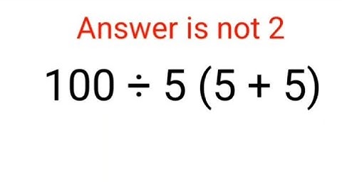 100÷5(5+5) Het antwoord is niet 2. Kun je dit wiskunde-examenprobleem uit Oekraïne oplossen? #wis...