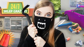 NAPAD NA SKLEP GRAŻYNKI 🛒💰 Symulator Złodzieja #3 screenshot 3