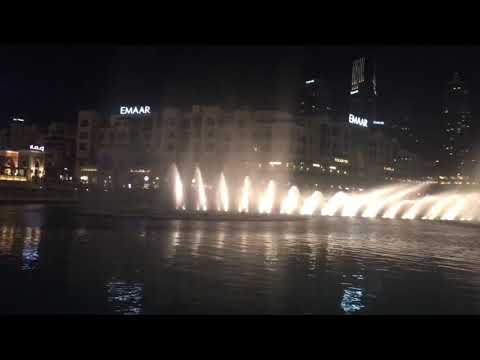 Dubai Fountain Water Show Dec 2019