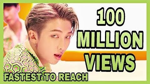 FASTEST KPOP GROUPS MUSIC VIDEOS TO REACH 100 MILLION VIEWS