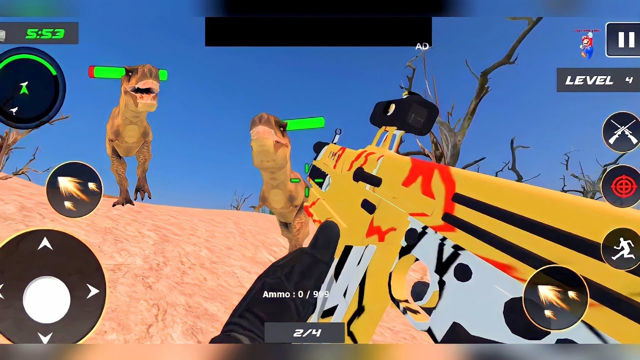 Wild Dinosaur Hunting Dino Sim - Android Gameplay - Part 1