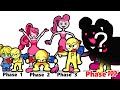 FNF comparison Battle Mommy Long Legs VS Player poppy playtime - ALL Phases of fnf Characters