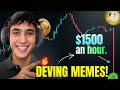 I Turned $5 Into +$1500 Devving MEMECOINS! (Best Dev Strategy)