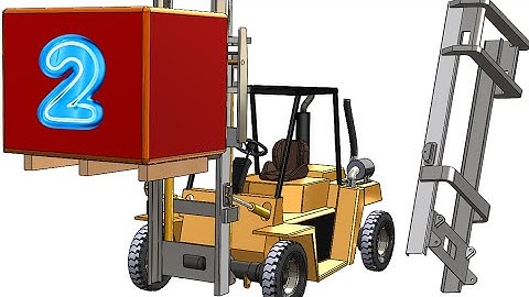 2- SolidWorks || Forklift ||: Forklift Frame1