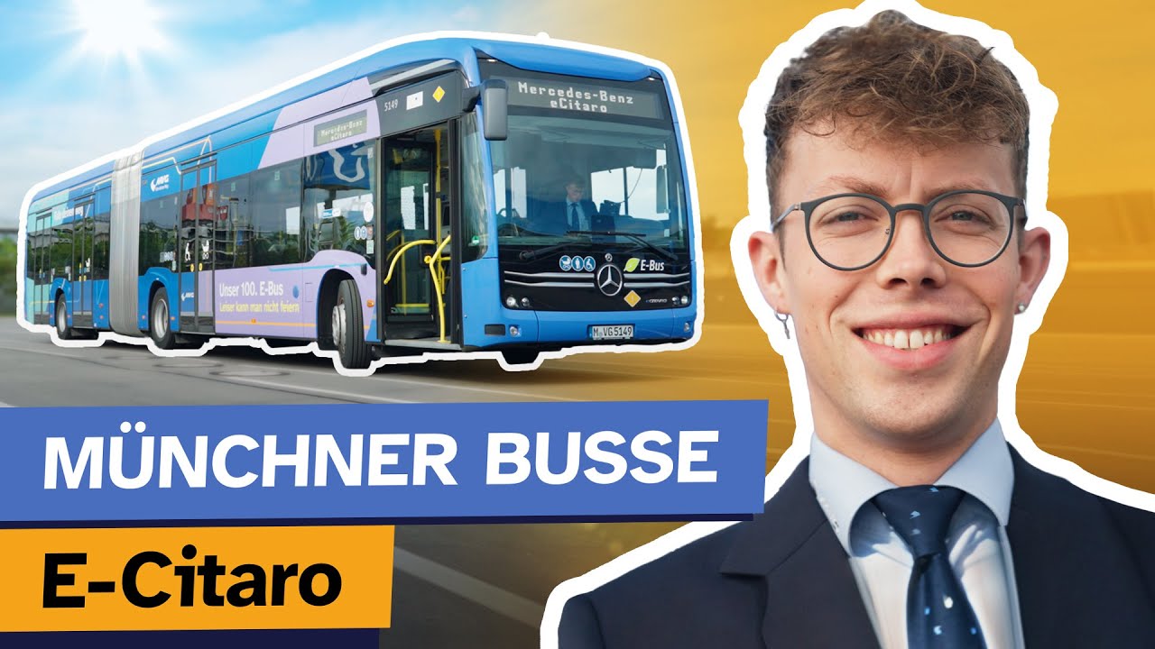 Mercedes Benz eCitaro: Das ist Münchens neuester Elektrobus #bus #ebus #münchen