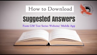 How to Download Suggested Answers from GM Test Series Website and Mobile App without writing a test. screenshot 2