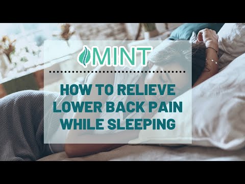 How To Sleep With Lower Back Pain  to relieve lower back