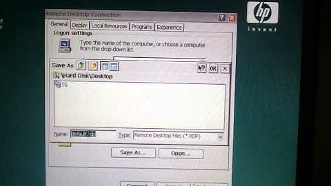 Saving a new RDP Shortcut on a thin client.mp4