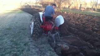 8N Ford Plowing With Two Bottom Plow