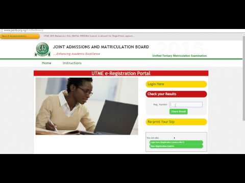 How To Check Jamb Cbt Result 2015 online www.jamb.org.ng