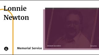 Lonnie Newtons' Memorial Service