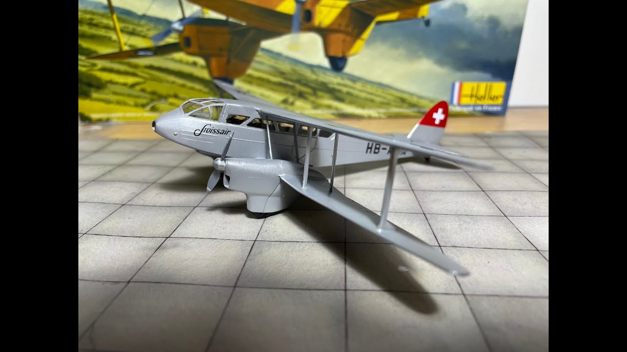 Heller 1/72 D.H 89 DRAGON RAPIDE　計3個出品 1/72 Heller DH-89 Dragon Rapide Swissair - YouTube