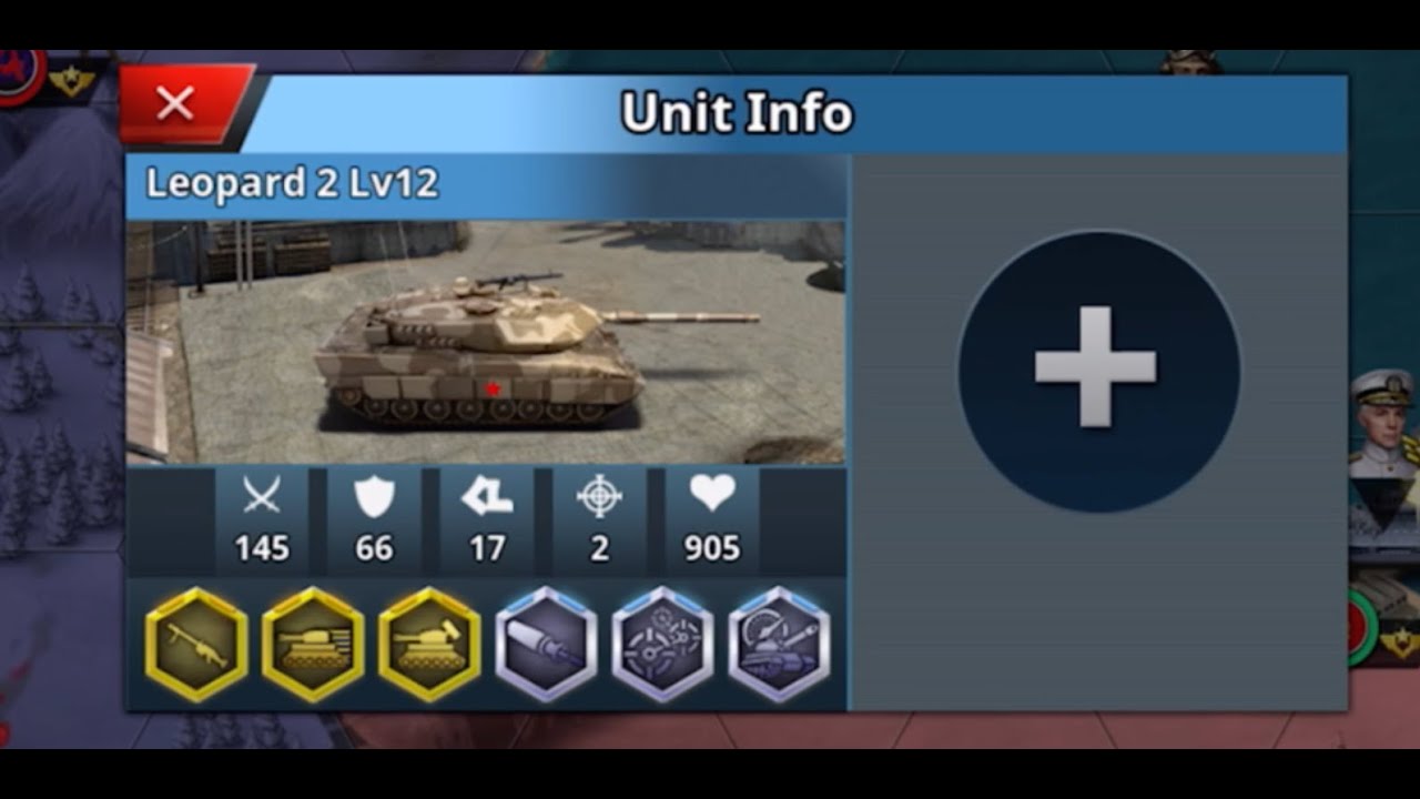 Manstein Wc4 World Conqueror IV: Effect for max Manstein and Leopard 2(lv 12) - YouTube