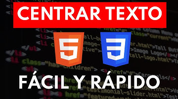 ➡️Cómo CENTRAR TEXTO usando HTML y CSS