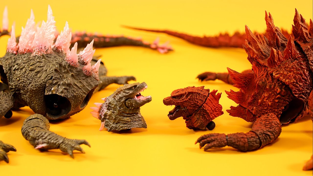 EVOLVED GODZILLA Disassembly S.H.MonsterArts vsMonster Hunter