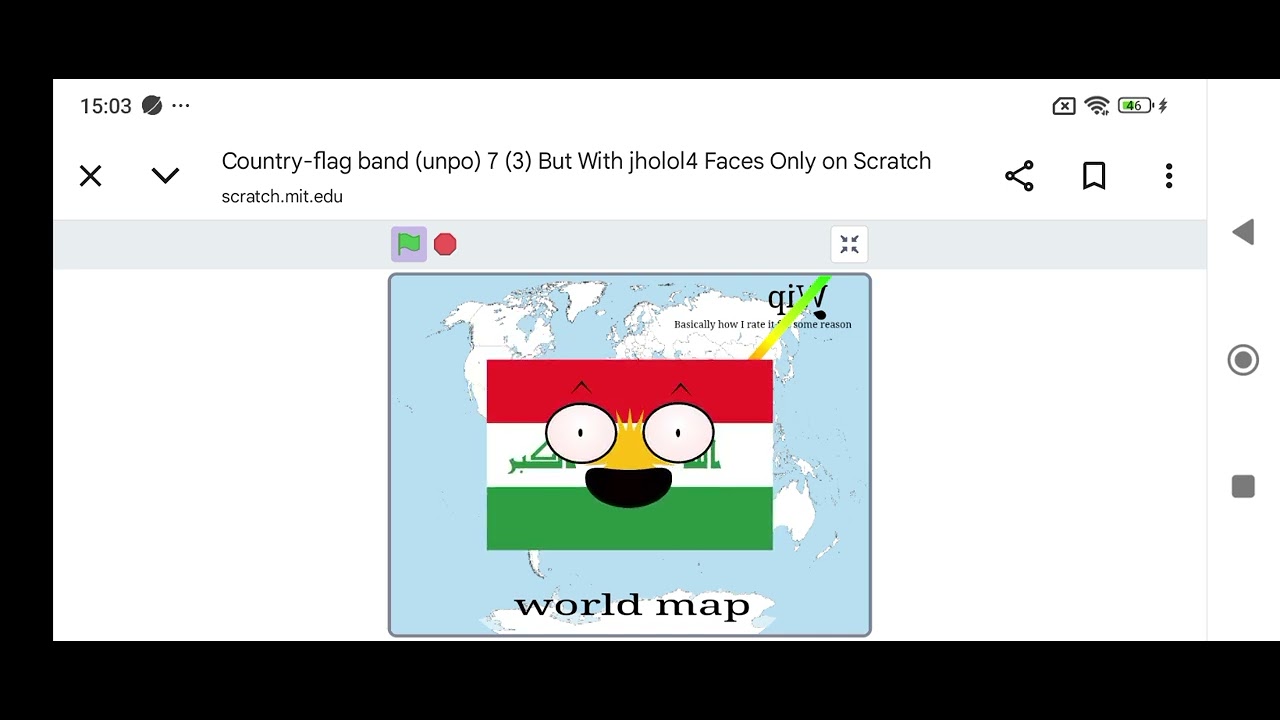 Eu desajeitei as bandeiras 