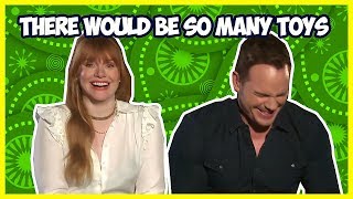 Bryce Dallas Howard Makes Chris Pratt Laugh So Hard | Jurassic World: Fallen Kingdom by Crazy Youngster 315,905 views 5 years ago 12 minutes, 17 seconds