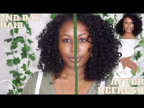 Refresh & Revive 2nd Day Curls with Two Products | Camille Rose Naturals