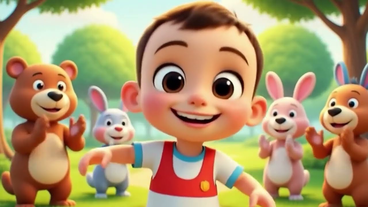 Spin, Spin, Let’s Twirl Again is a lively and joyful kids song that encourages  and preschoolers