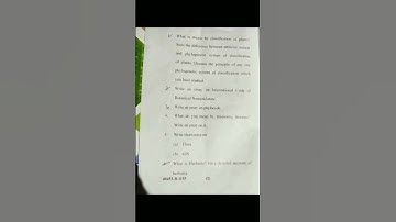 M.SC Botany question paper 1st sem 2023 mjpru University Bareilly paper 3rd 🤘✌️😎