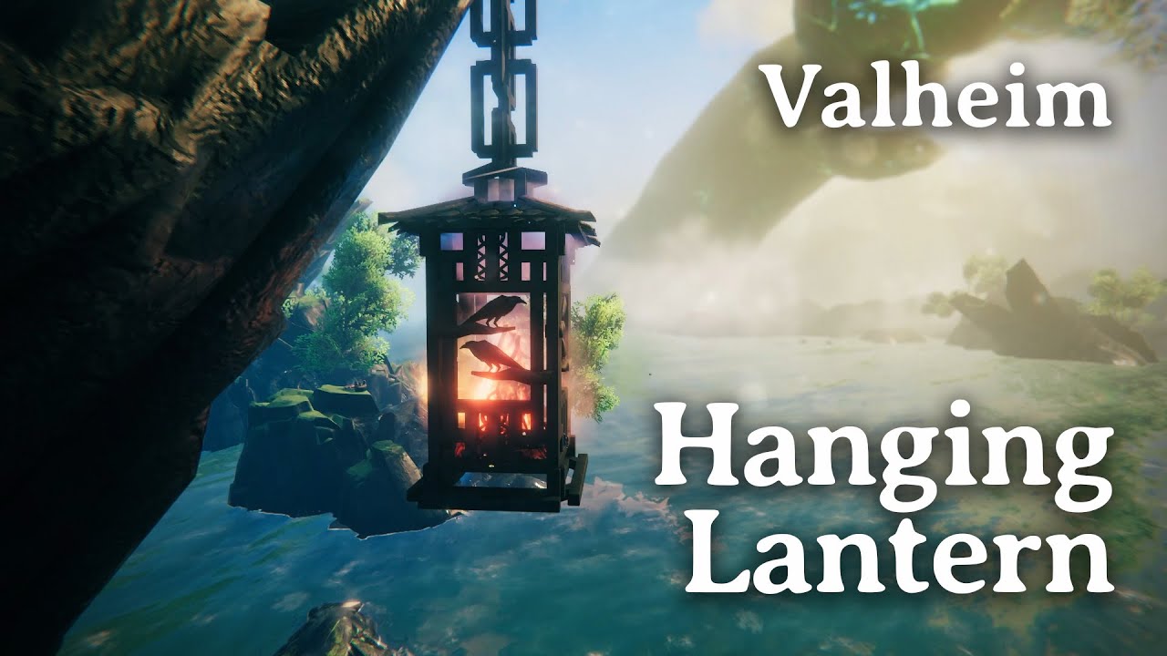Valheim Hanging Lantern build