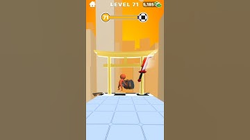 Ninja Slice Runner 3D Game | Level 71 | Sword Play! Ninja Slice Runner 3D Game YouTube Short