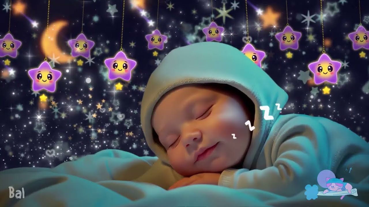 Sleep Fast Baby 🌙 Instant Calm in 3 Minutes 💤 Baby Sleep Music 🎵 Mozart & Brahms Lullabies