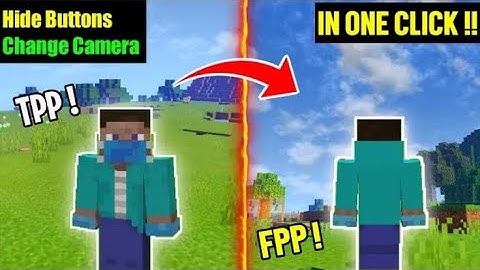 F5,F1 And Q Buttons For Minecraft PE | f5 button for minecraft pe | Java Buttons | in Hindi | 2023