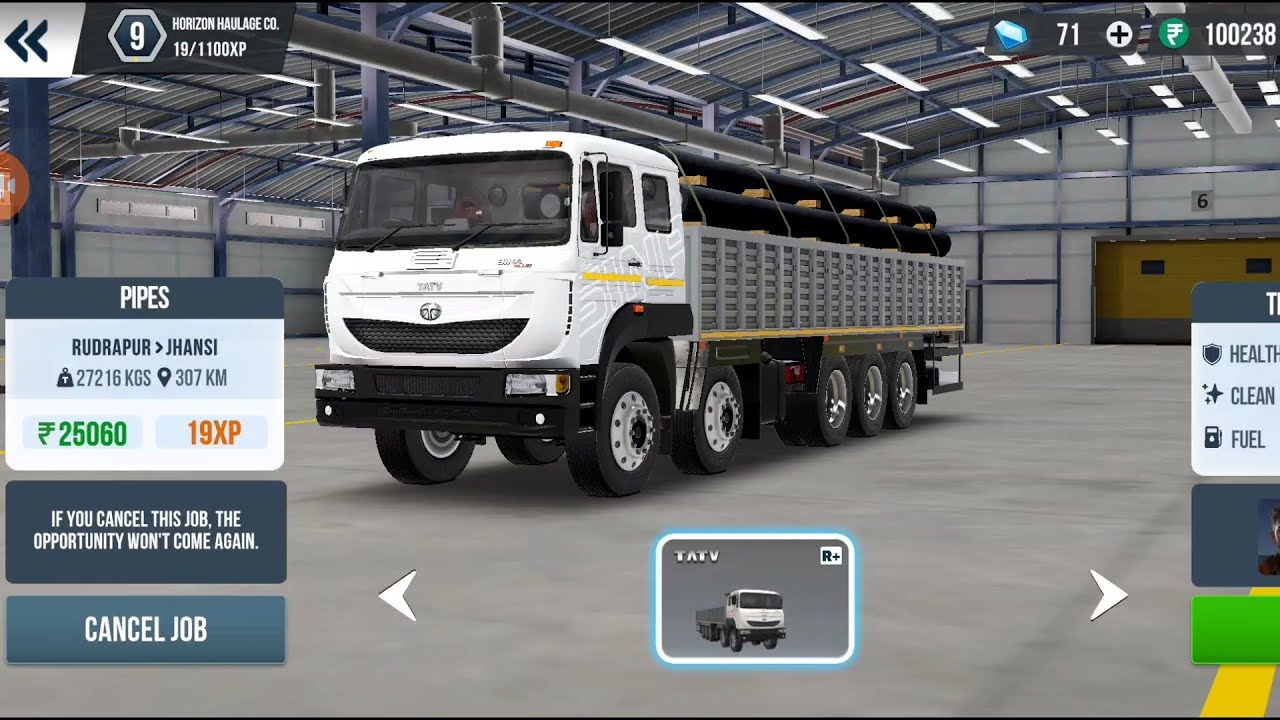 truck masters india || rudrapur to jhansi💯🔥🚀👍 #truckmastersindia #gaming #games #viralvideo #viral 