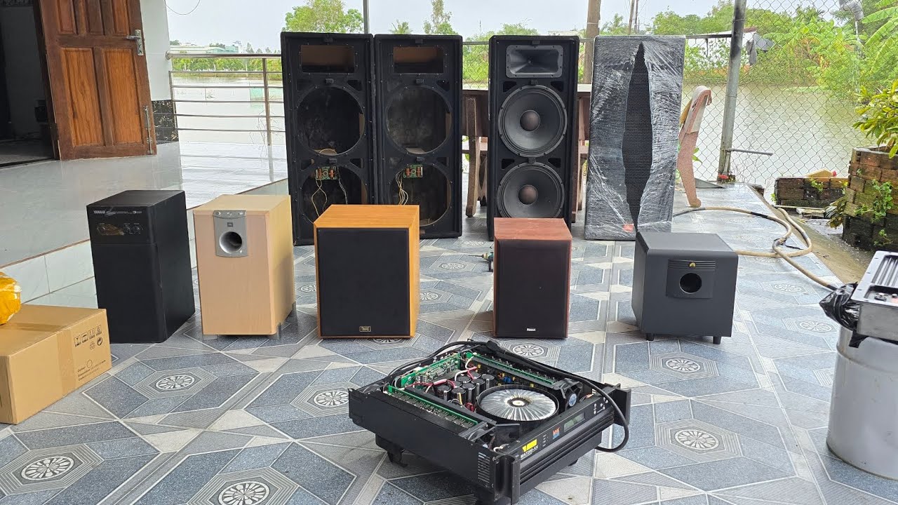 Full đôi jbl 125 bass kép40. Sub điện bãi âu. Qln cao cấp. Loa rời bass30 từ neo. 0966.812.781 