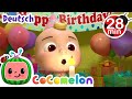 Das Geburtstagslied CoComelon Deutsch Cartoons Und Kinderlieder