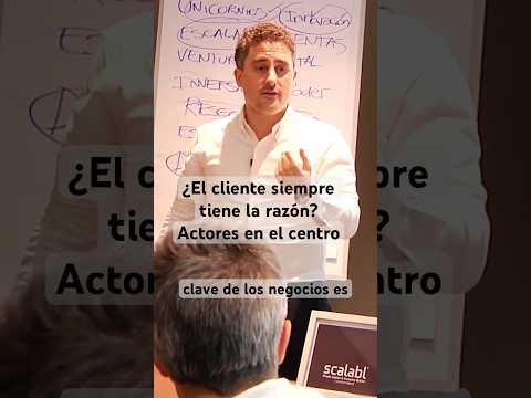 ¿El cliente siempre tiene la razón es lo mismo que poner a los actores en el centro?