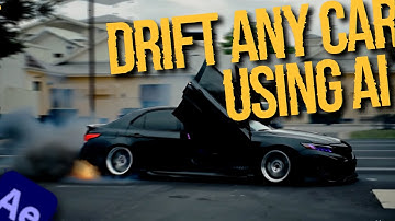 AI Powered Car Drift Scene (Flow & After Effects Tutorial)