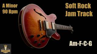 Soft Rock Guitar Jam Track in A minor screenshot 1