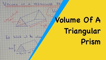 Volumes of Triangular Prisms. How To Work Out the Volume Of A Triangular Prism.