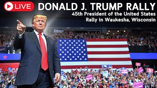 🔥 Trump RALLY TODAY! -  Live TRUMP RALLY in Waukesha, Wisconsin - Donald Social Security INCREASE