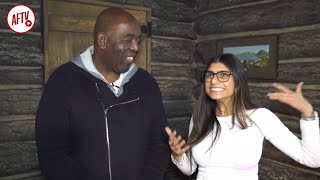 Mia Khalifa tries to guess what “Man on!” means