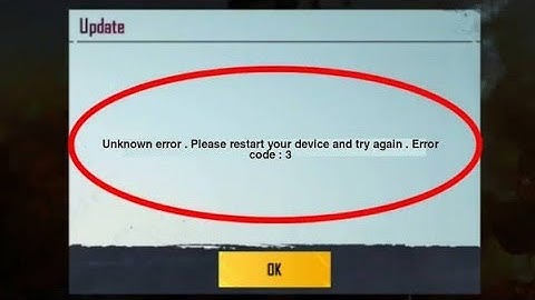 how to solve unknown error problem in bgmi,bgmi unknown error problem kaise thik kare