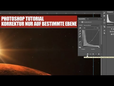 Photoshop CC Tutorial - Korrektur nur auf bestimmte Ebene