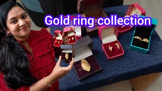 My gold ring collections ✨#grt #goldjewellery #goldring #savingsscheme #marriage 