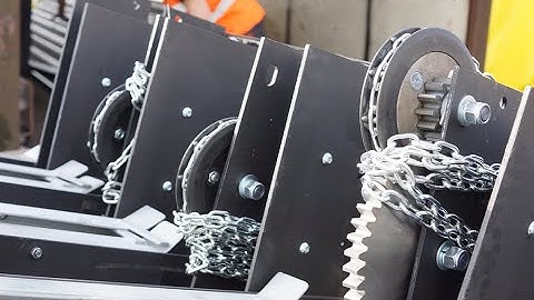 Chain Operated Rolling Shutter India | Chain Pulley System Shutter Door | Manual Chain Shutter