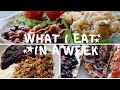 VERY REALISTIC WHAT I EAT IN A WEEK // vegan & 9-5 job