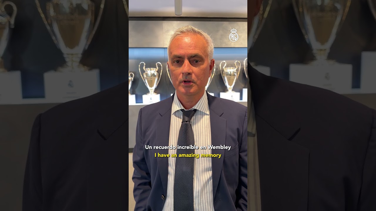 🤍 “I've always been one of you.” #RealMadrid #Mourinho